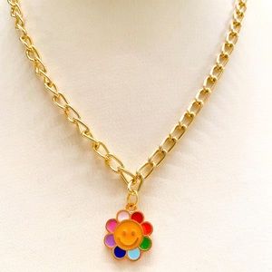 HANDMADE y2k floral necklace🌺 (BESTSELLER)